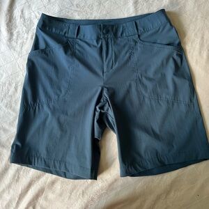 Women's Bermuda Shorts in Slate Blue - Lightweight Everyday Comfort